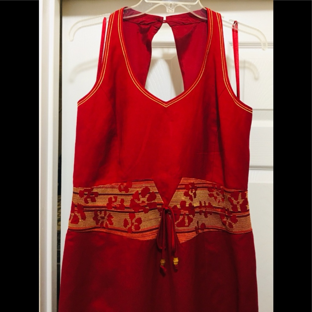 Vintage (New) Yves Cossette Depeche Women’s Open Back Dress